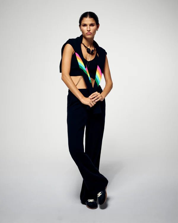 Jogginghose noir - HEY LOU STUDIO