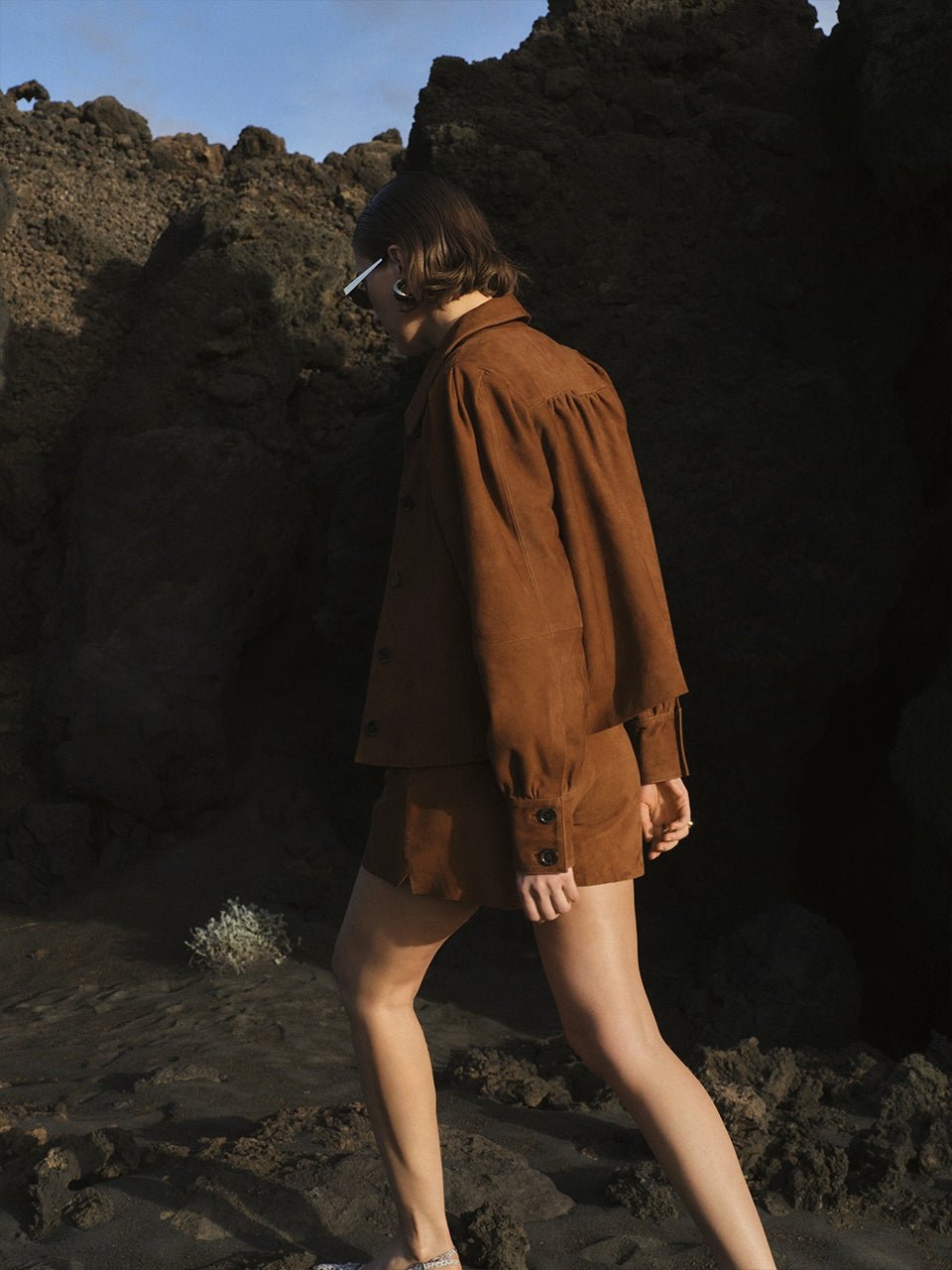 Micaiah Wildlederjacke - HEY LOU STUDIO