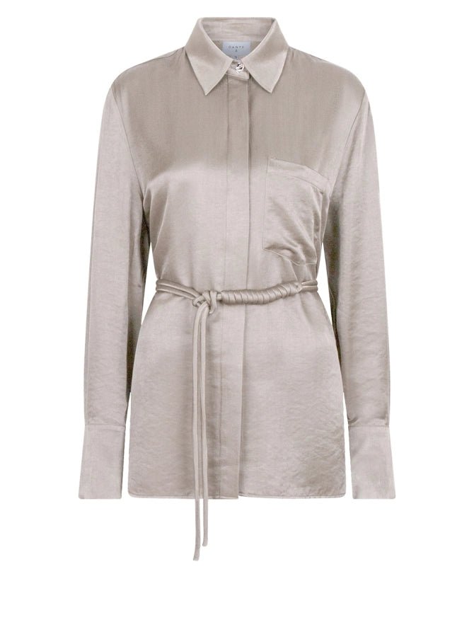 Joni belted oversized shirt - HEY LOU STUDIO