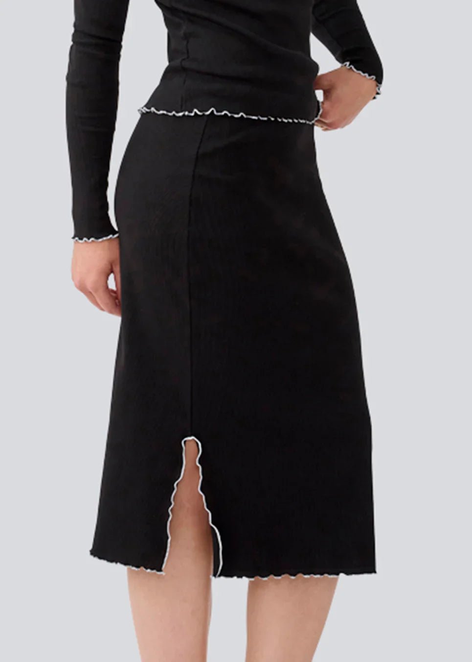 MagdaloneMD skirt black - HEY LOU STUDIO