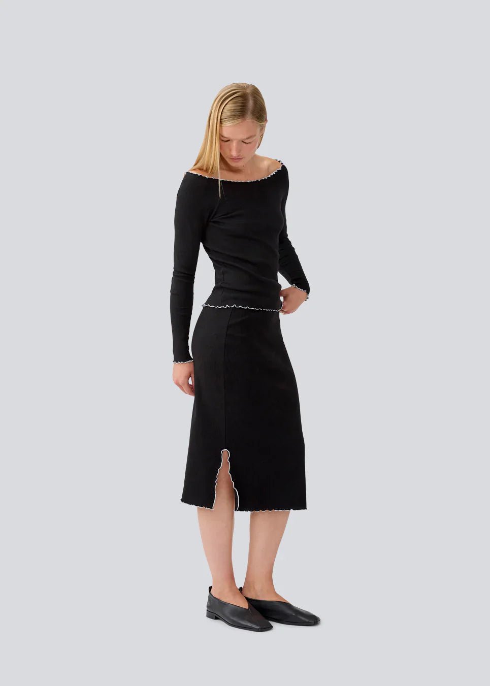 MagdaloneMD skirt black - HEY LOU STUDIO