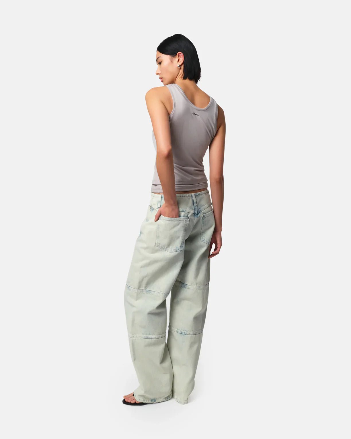 WYATT BARREL JEANS - HEY LOU STUDIO