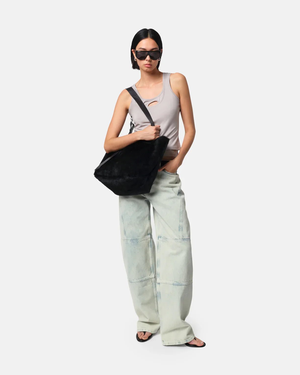 WYATT BARREL JEANS - HEY LOU STUDIO