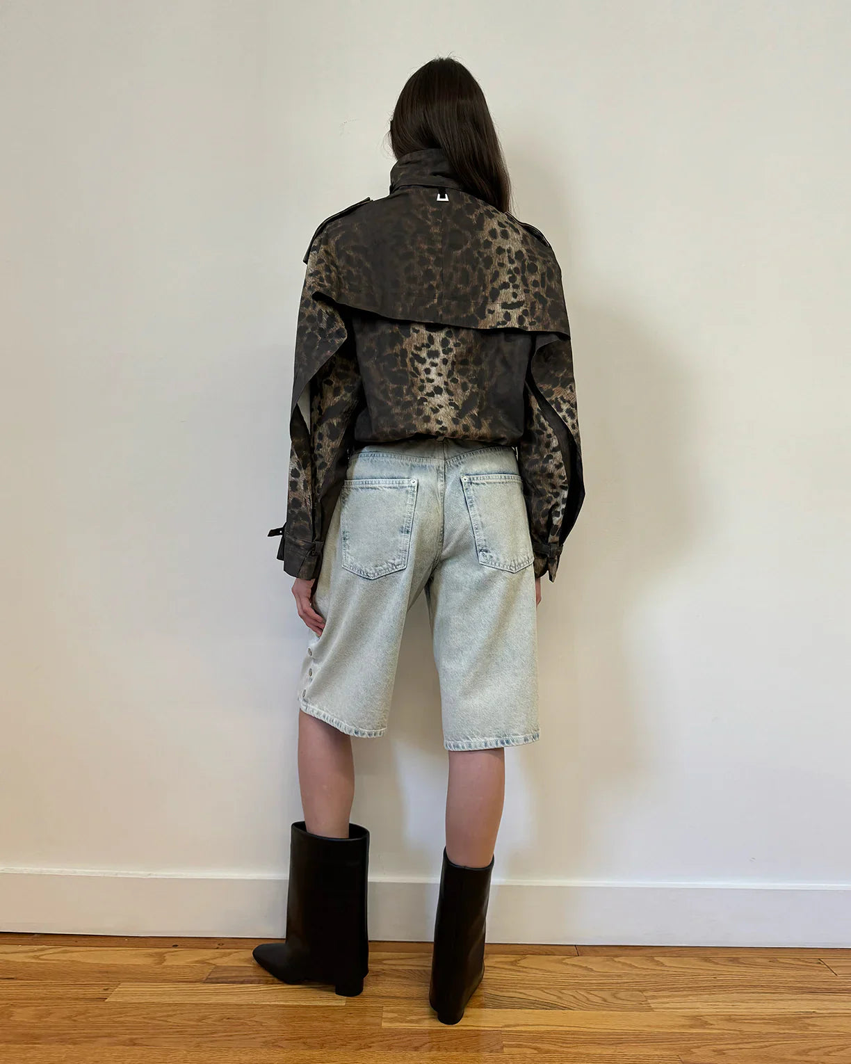 Thea Balloon Jacket Leopard