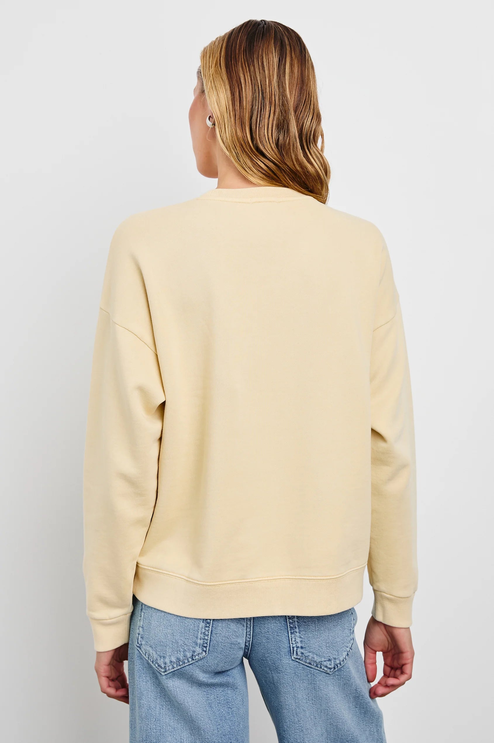 Varsity Sweatshirt gold glitter