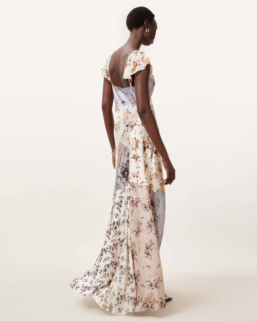 LALA Dress Origin Ditsy brown UK
