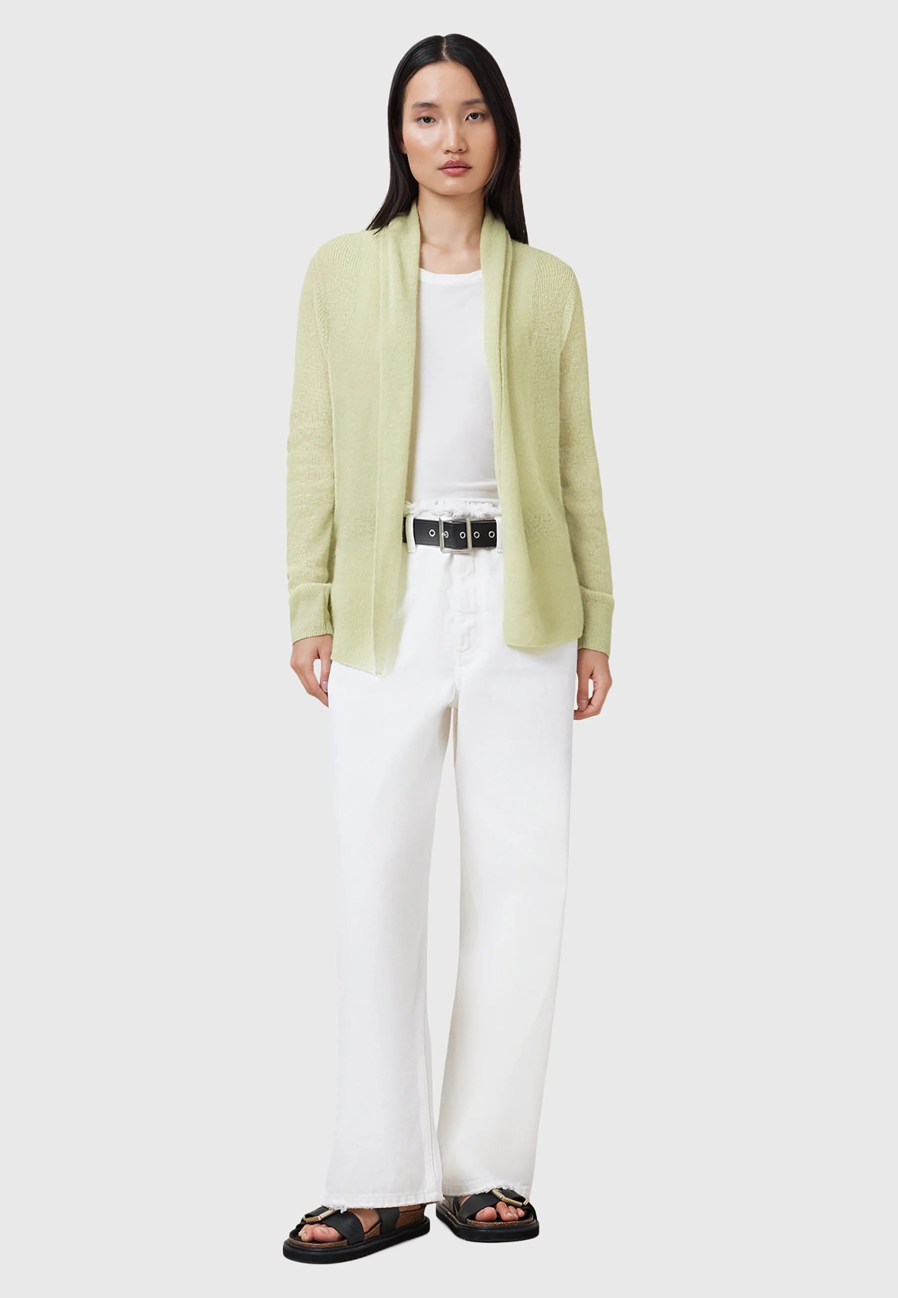LAINA Cardigan Jade green