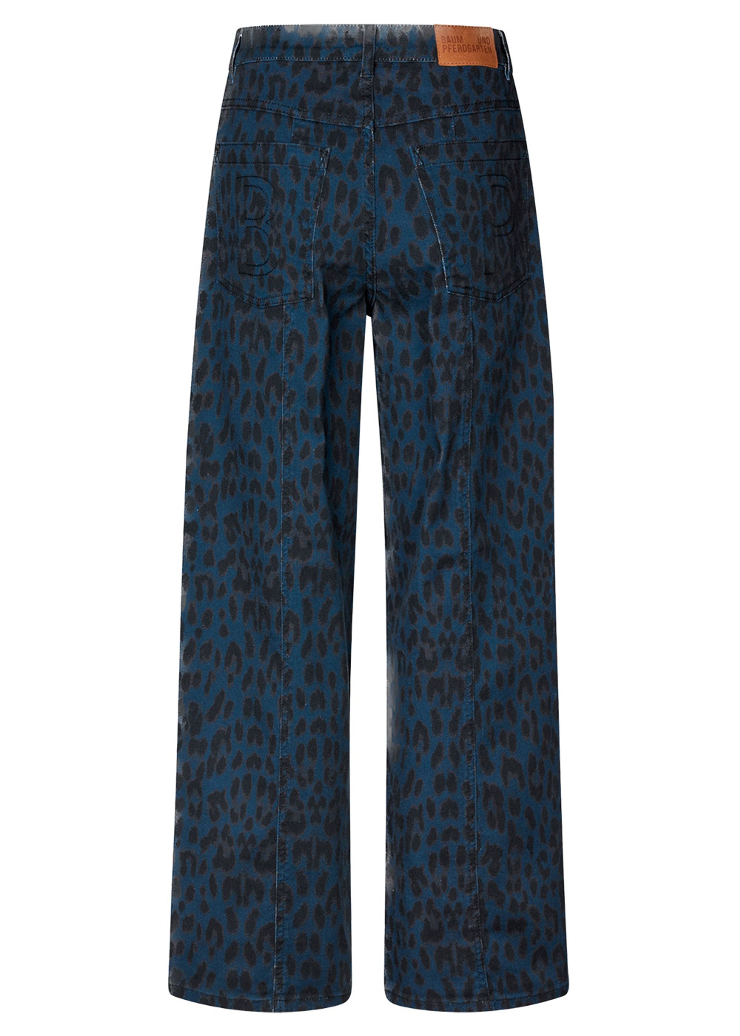 NARA Blue Leopard Jeans