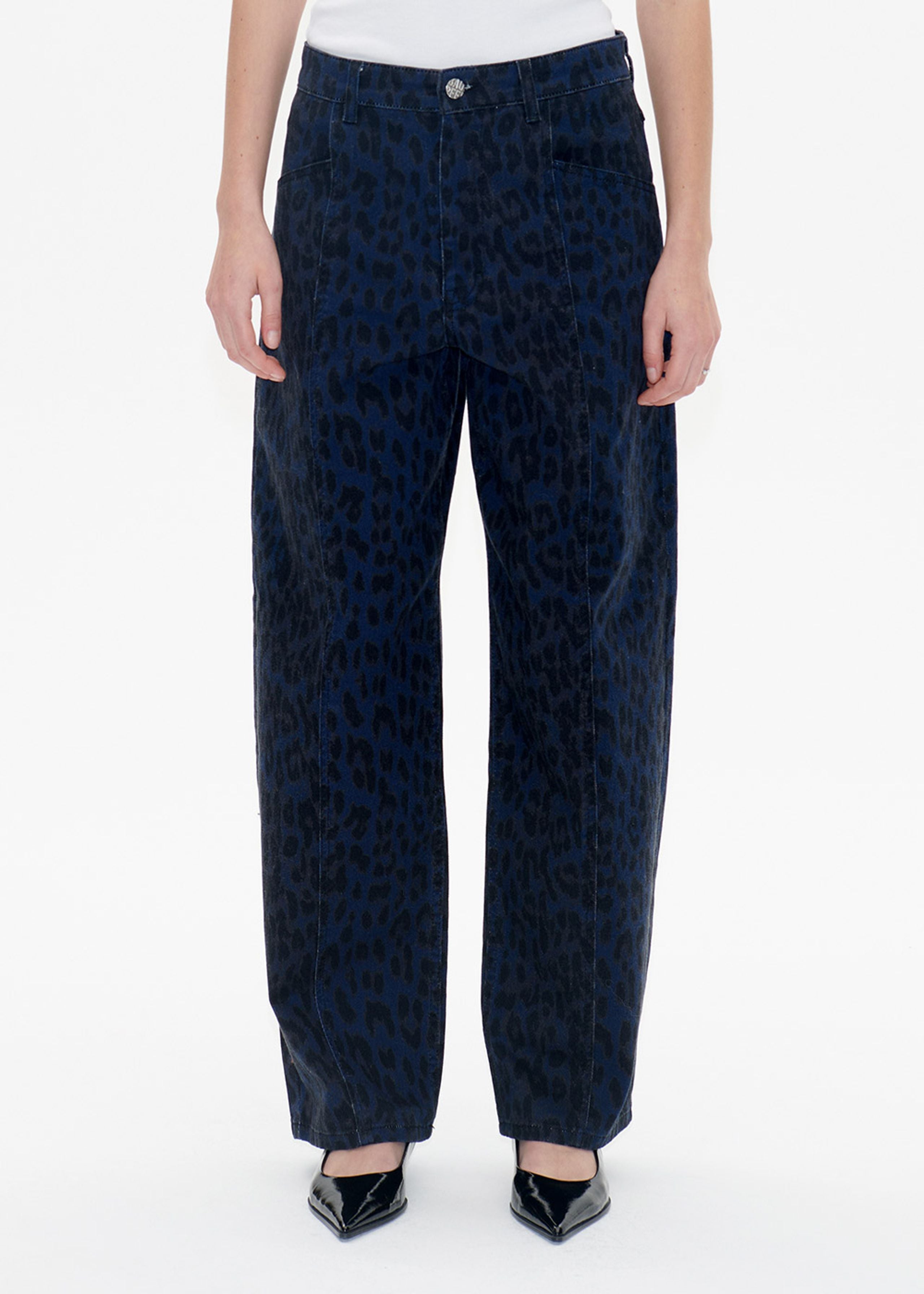 NARA Blue Leopard Jeans