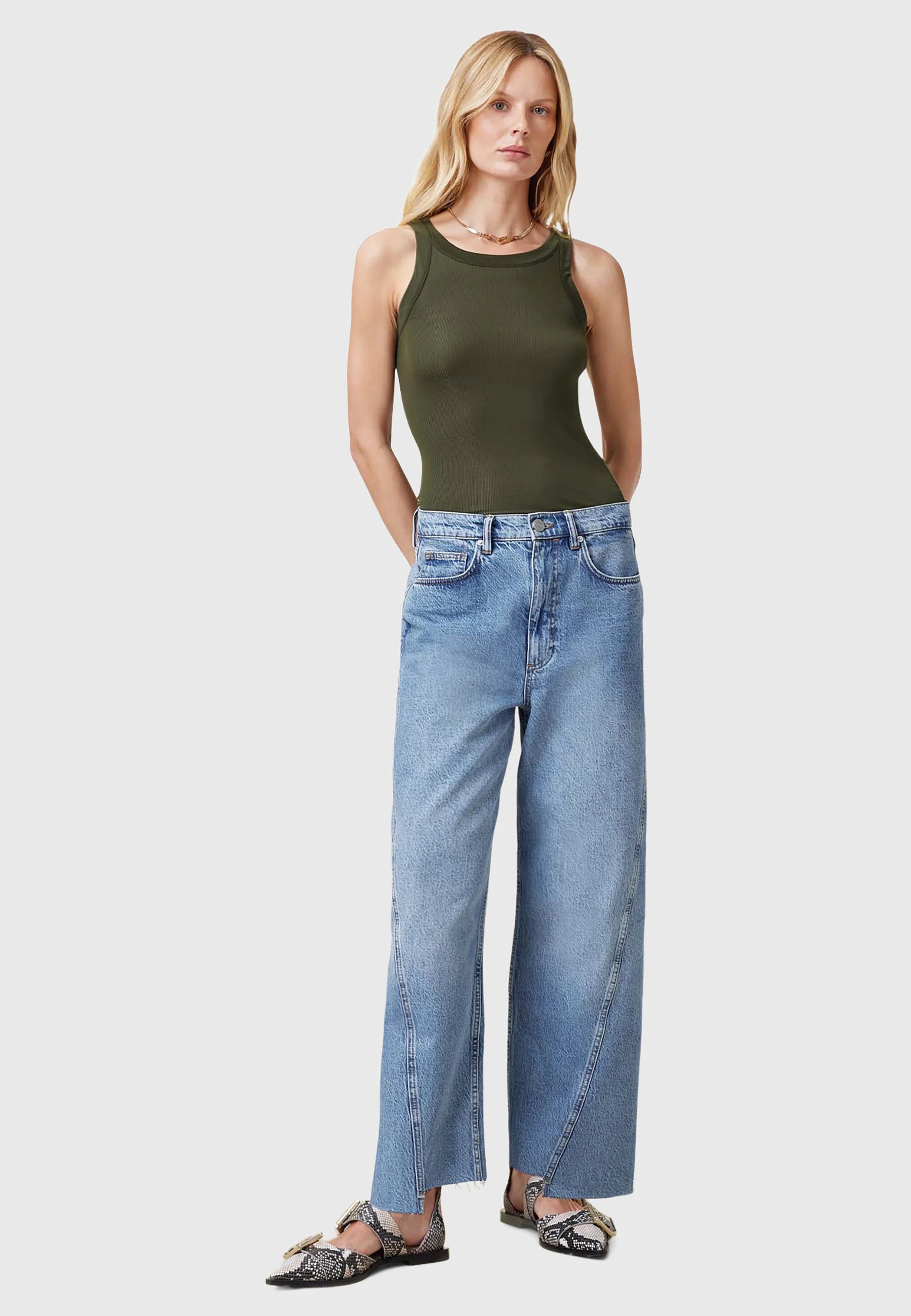 RINA Tank grape leaf green