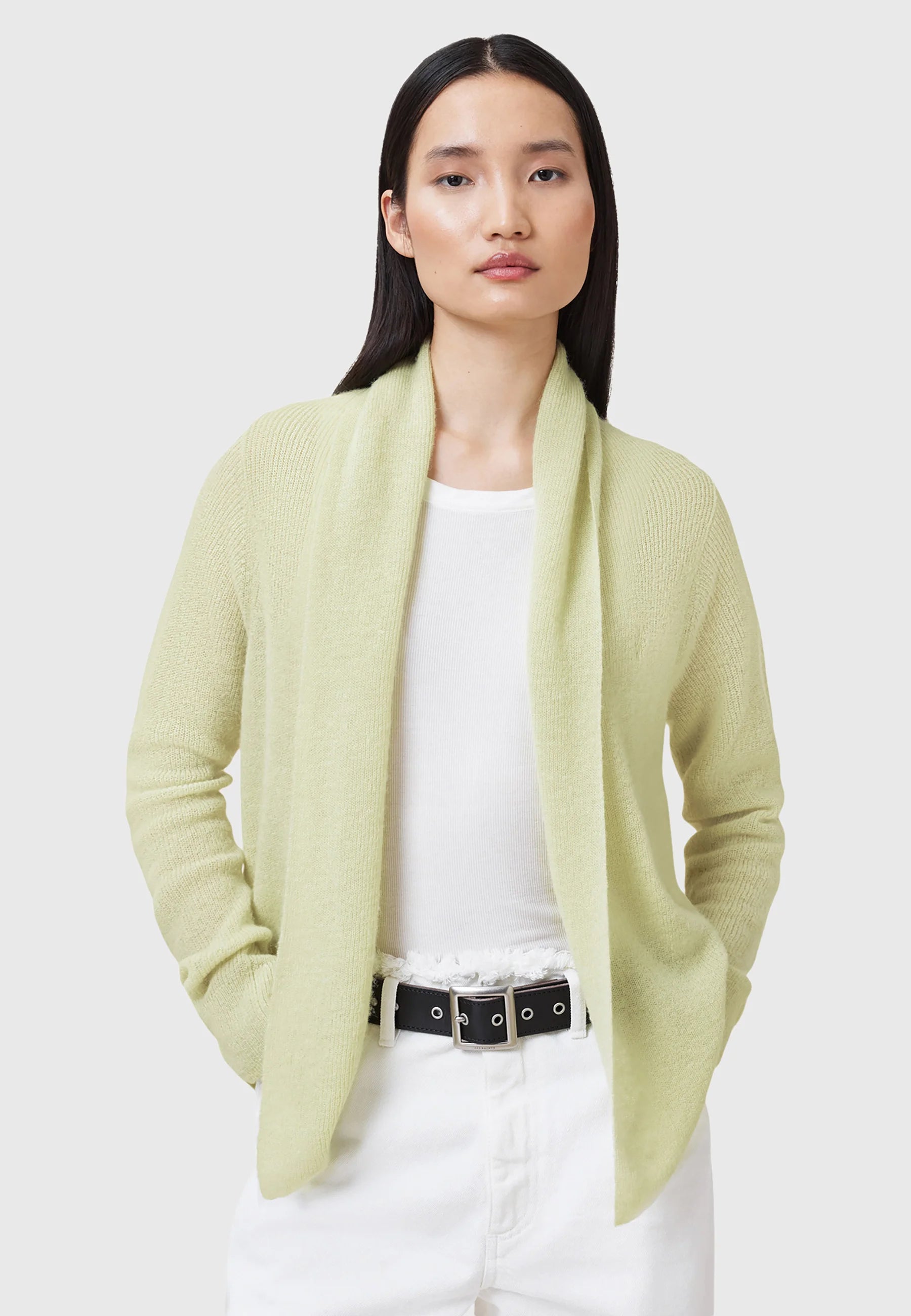 LAINA Cardigan Jade green