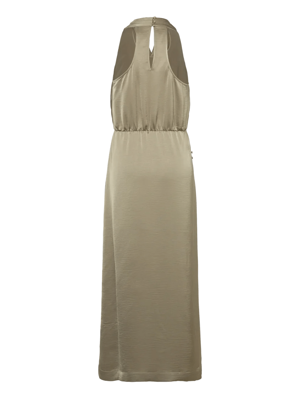 Marryme Satin Halter Maxi dress - HEY LOU STUDIO