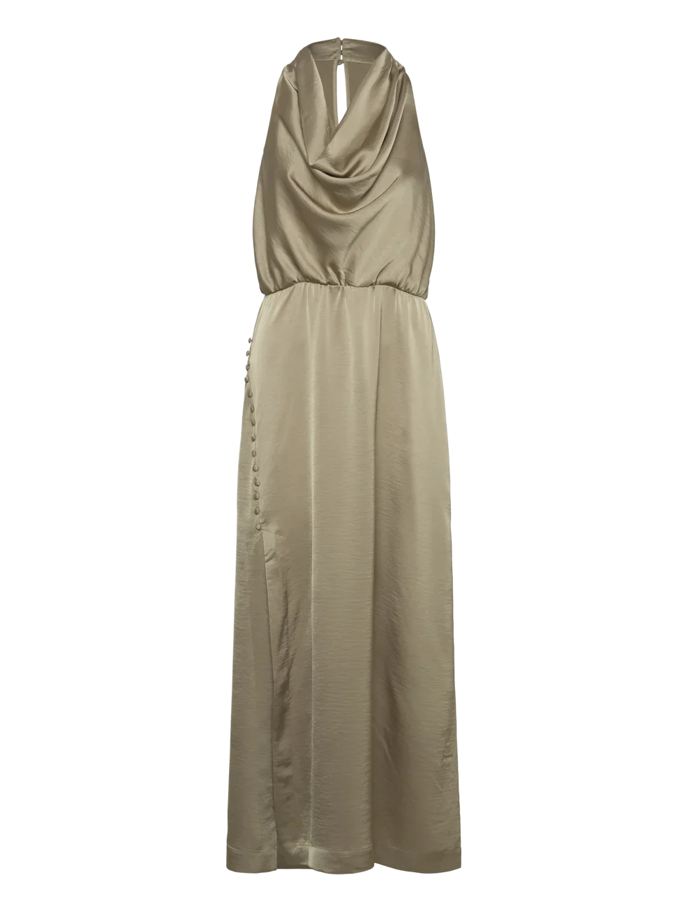 Marryme Satin Halter Maxi dress