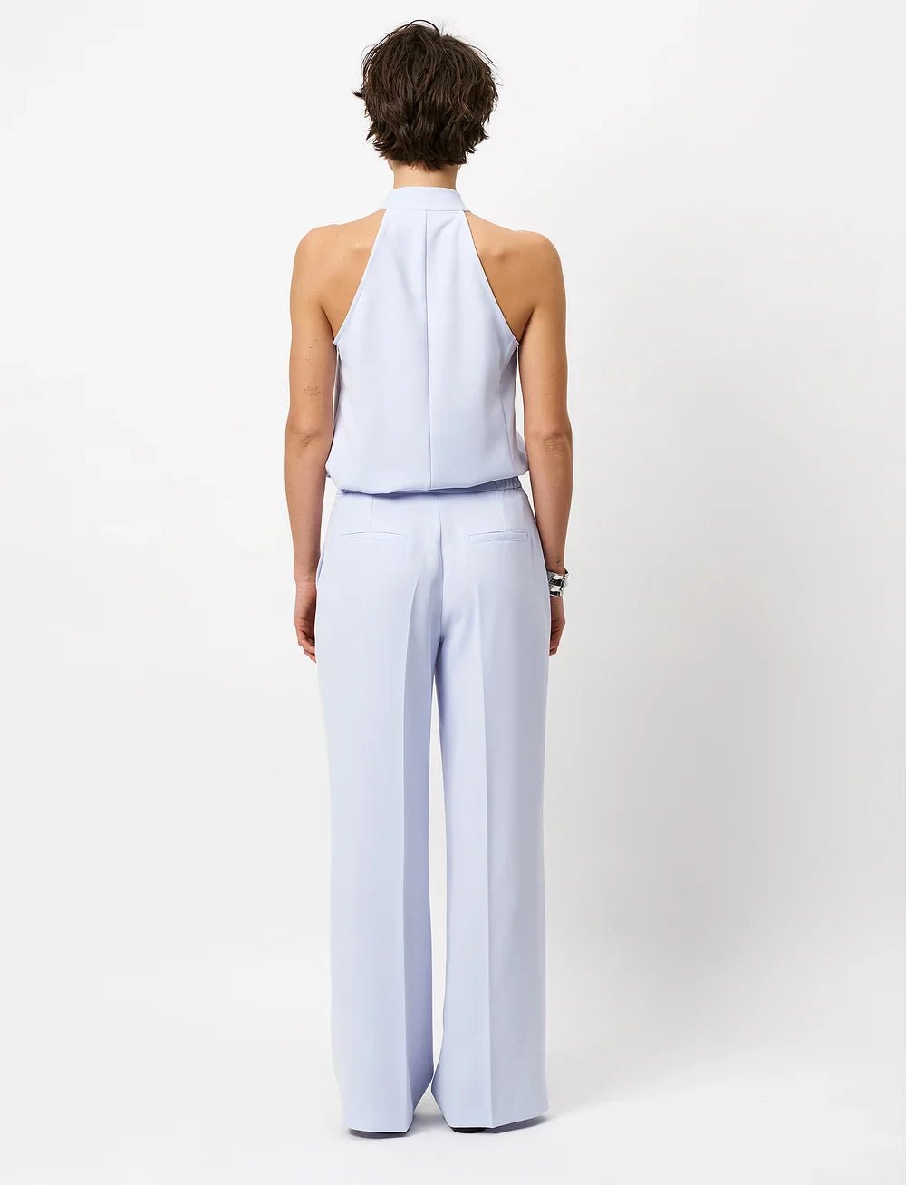 Fabri elasticated Wide leg pants - HEY LOU STUDIO